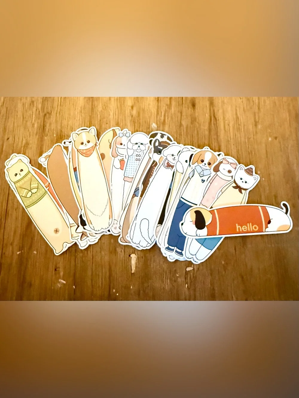 TALL DOG STICKERS PACK OF 30 VERY CUTE DIY CRAFTS NEW